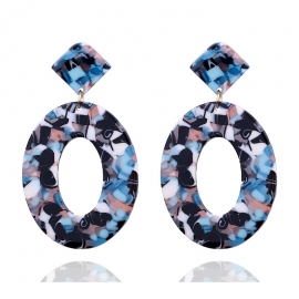 European and american big brand acrylic acetate plate earrings amazon aliexpress wish explosion earrings wholesale jewelry