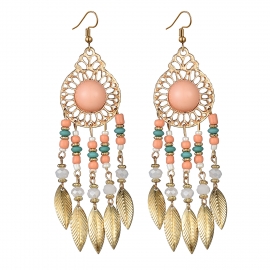 Bohemian ethnic style long tassel earrings factory wholesale earrings