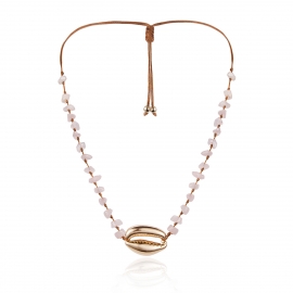 European and american cross-border jewelry, personality and creative ethnic style jewelry, geometric exaggerated large shell original handmade necklace