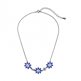 European and american fashion jewelry wholesale ladies flowers simple and fresh necklace