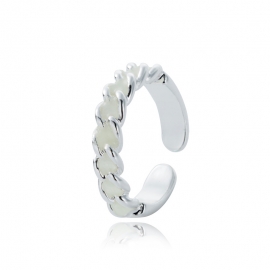 European and american fashion trend new jewelry dark night glowing love adjustable ring female accessories spot wholesale