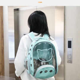 Transparent cat bag out portable space capsule