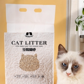 Tofu cat litter 6l is biodegradable