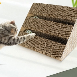 Classic pet claw sharpener creative bell corrugated cat scratch board