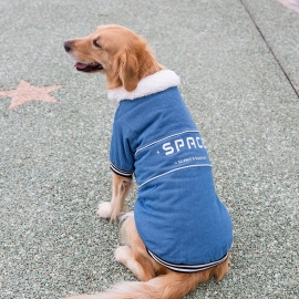 Big dog autumn winter wear cotton-padded clothes