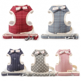 Cat i-shaped chest strap bow korean cat chest strap