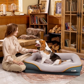 Large dog pet mattress can be dismantled and washed