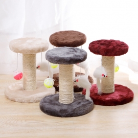 Double - layer mouse plush cat climbing rack
