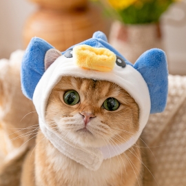 Cute and funny cat pet headgear