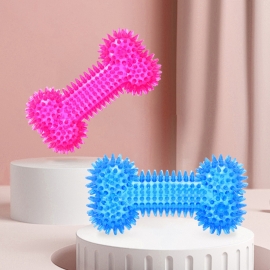 Glue toy ball pet sounding tpr pet piercing head