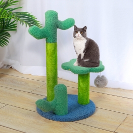 Cat toy claw toy cactus three post cat climbing frame