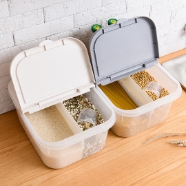 Separate pet food bins