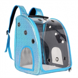 Portable cat bag full transparent space capsule for summer pet outing