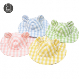 New checked pet hats