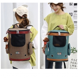 Breathable cat bag pet portable cat bag backpack