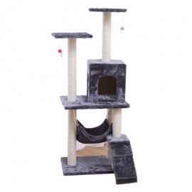 Cat climbing frame three-tier cat nest cat toy climbing post sisal hemp