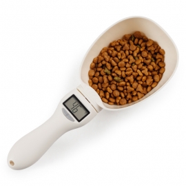Electronic intelligent weighing ration feeding dog food spoon feeding dog food weighing spoon