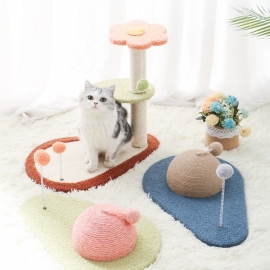 Colorful avocado flower shaped stereo cat climbing rack fun cat scratching board cat toy