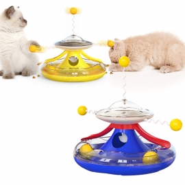 Anti-rollover relief track from the high fun cat toy