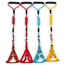 Cotton handle solid color climbing rope traction rope