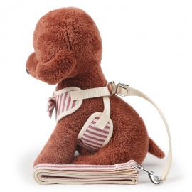 Small dog bowknot korean version dog chest coatr