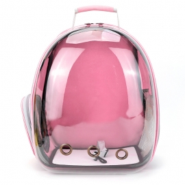 Transparent pet backpack