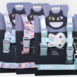 Katong rabbit dragon with word traction rope out cat rope chest back traction belt