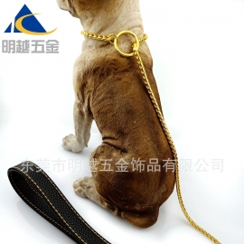 Snake chain stainless steel integrated dog chain