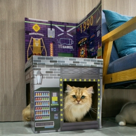 Double layer multi cat can grind claw cat nest