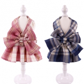 Big bow tie pet chest leash leash for walking dog with chest leash