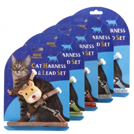 I-shaped cat leash cartoon doll i-shaped cat walking rope