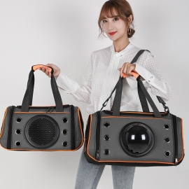 Pet out portable dog bag cross cross lady cat bag