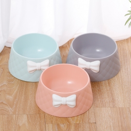 Macaron 2021 new deepened leak-proof cat bowl