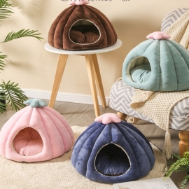 Four-season universal plush pet nest