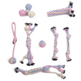 Pet toy set is bite-resistant