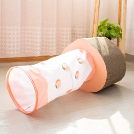 New cat-scratch board cute peach cat-scratch board tunnel