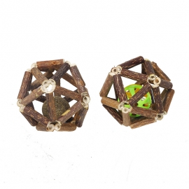 Teething cat toy ball