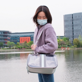 Its easy to fold a backpack for dogs and cats