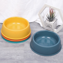 Frosted footprint pet single bowl