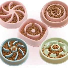 Pet slow food bowl