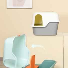 Hallway type cat litter box fully enclosed smelly large cat toilet