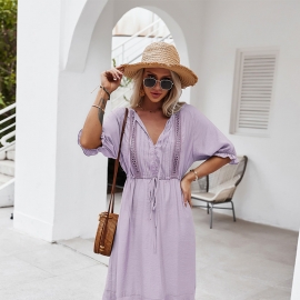 Independent research and development designer womens clothing australia independent station wholesale dress spring and summer five-point sleeve skirt