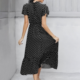 Independent research and development and design of the united states station amazon fashion temperament dress summer waist slimming skirt